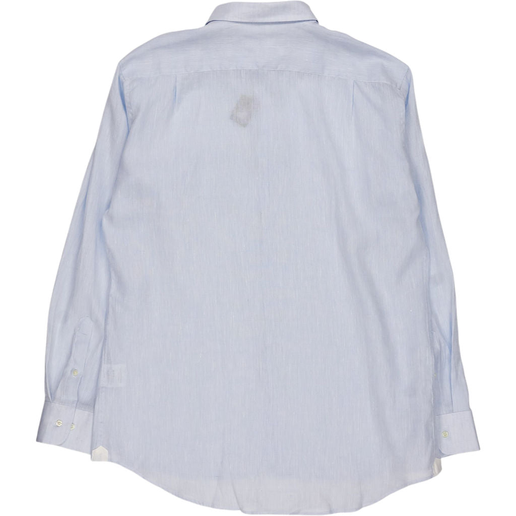 Walker Slater Blue Linen Shirt
