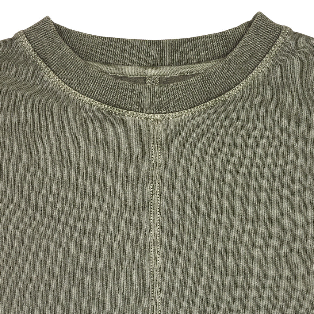 Hush Dark Khaki Amara Seam Sweatshirt