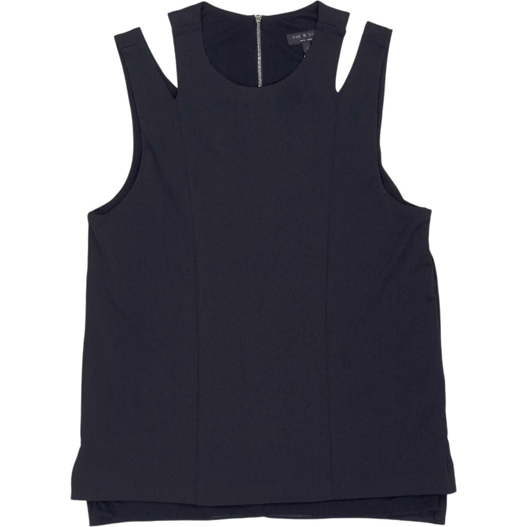 Rag & Bone Black Vela Top