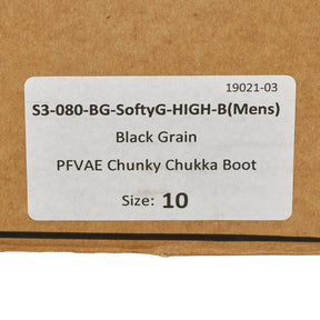 YMC Black Grain Chunky Chukka Boots