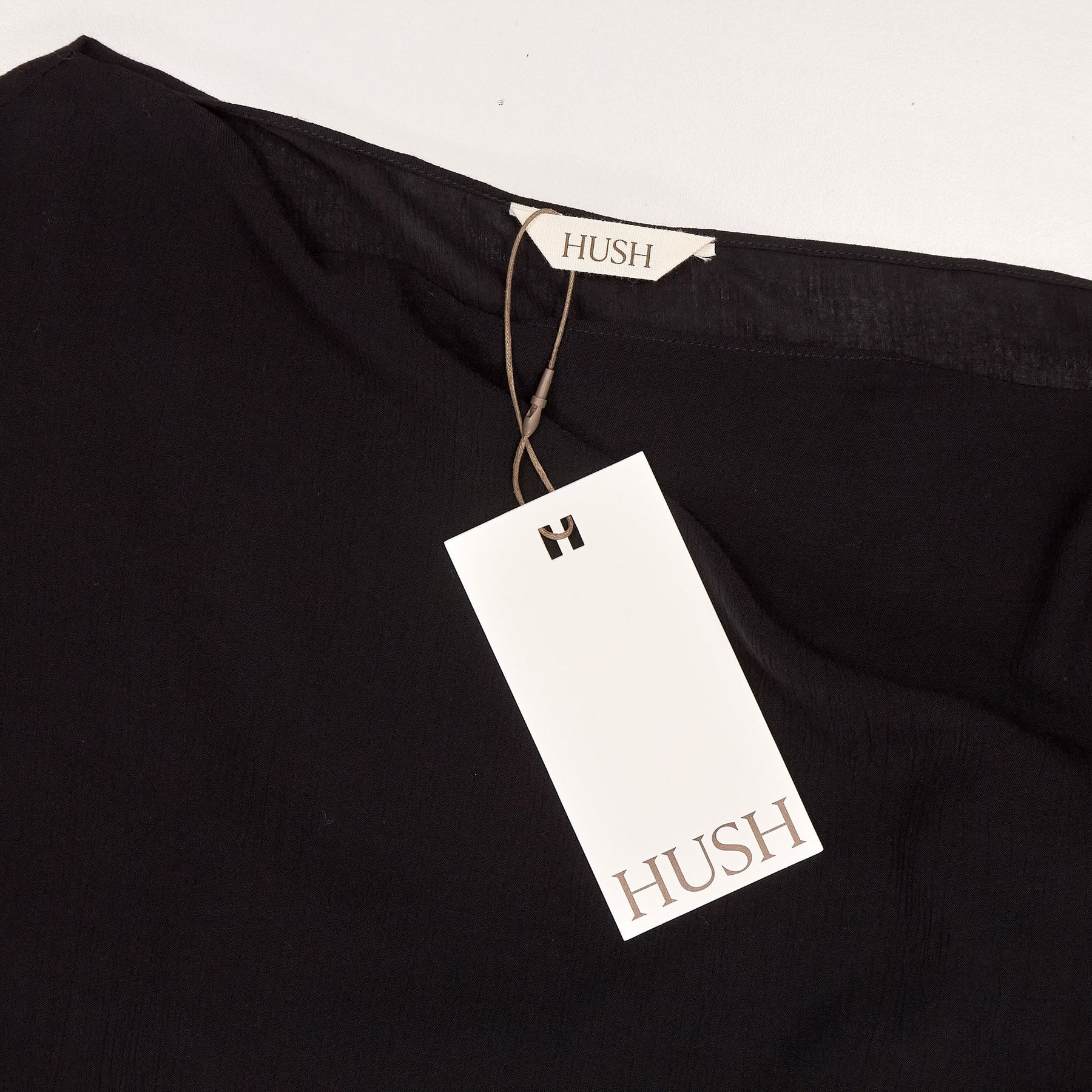 Hush Black Grace Asymmetric Top