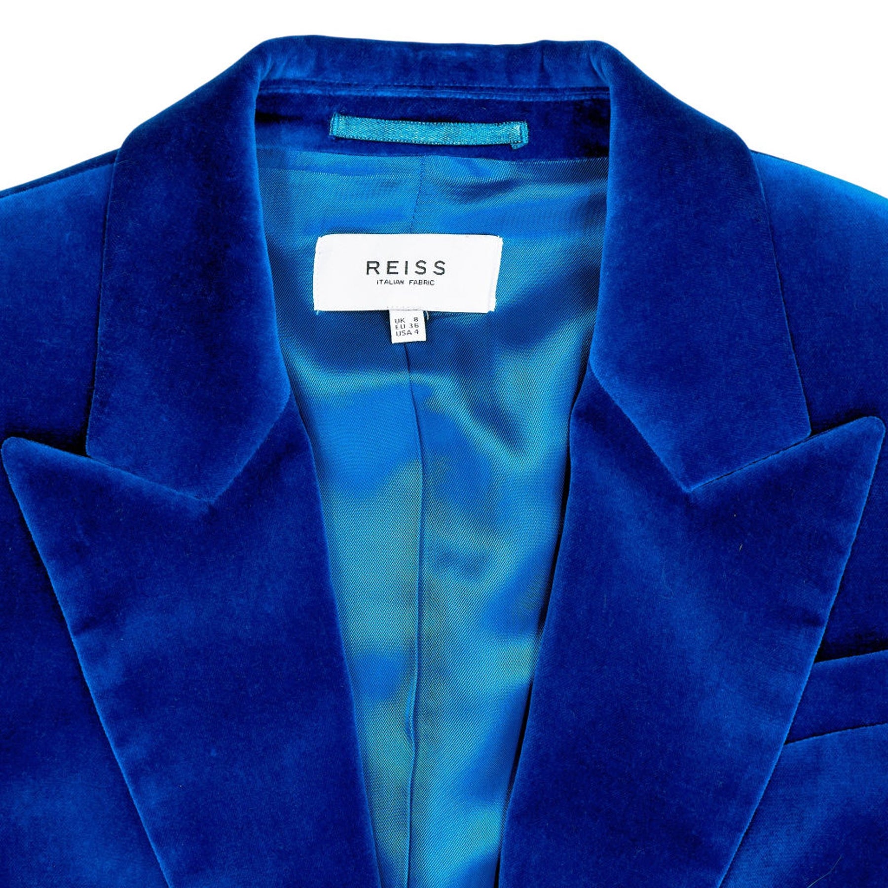 Reiss Blue Velvet Suit Set