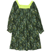 Batsheva X Laura Ashley Green Floral Bembridge Dress