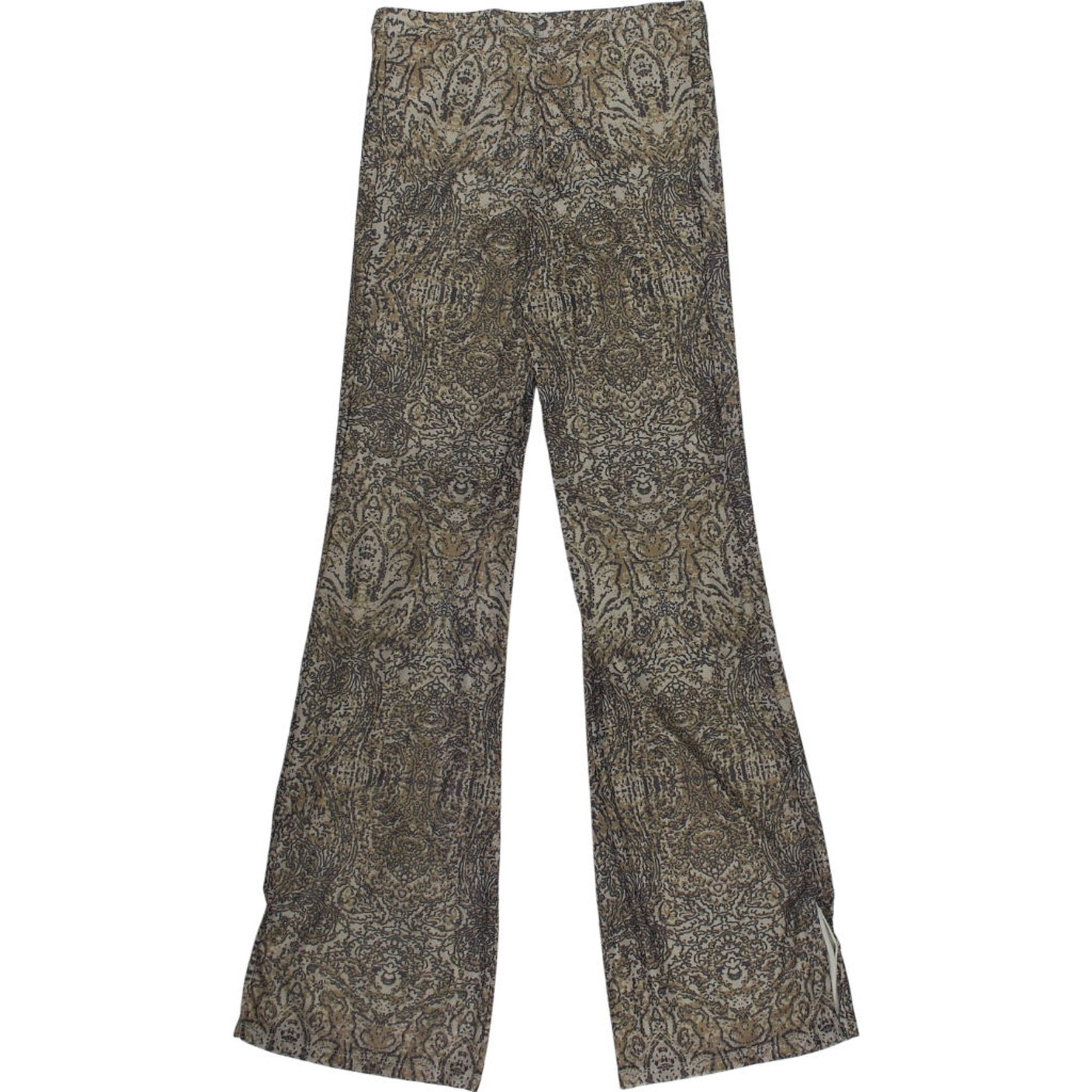Motel Brown Heny Trouser Sandstorm Tonal Print