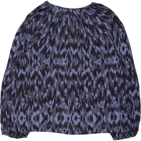 Hush Blue Patterned Blouse