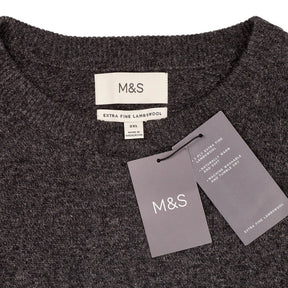 M&S Grey Lambswool Jumper