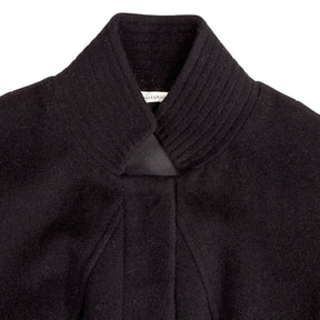 Diane Von Furstenberg Black Quinnie Coat