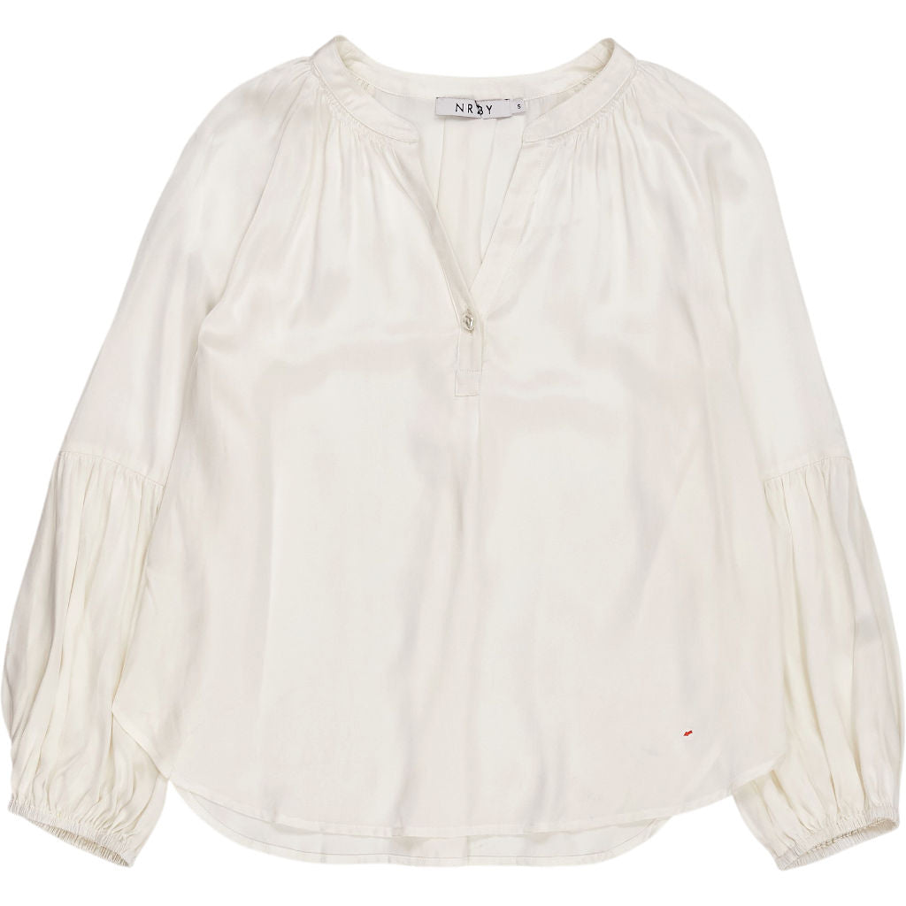 NRBY White Long Sleeve Top