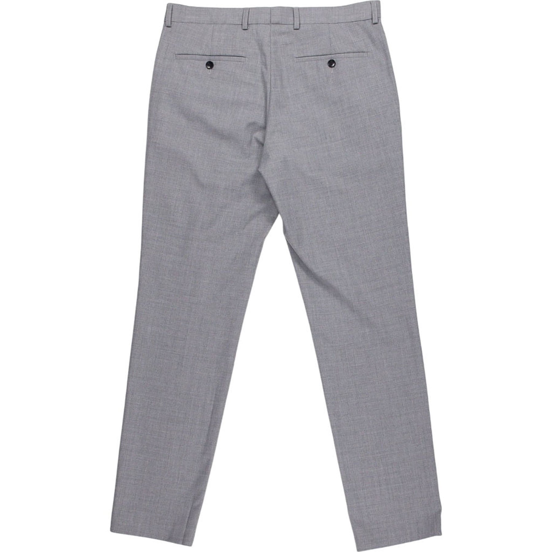 MOSS Grey Trousers Regular Fit