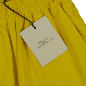 Studio Nicholson Yellow Gathered Pants