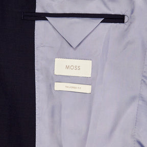 Moss Navy Tailored Fit Jacket Size 38R