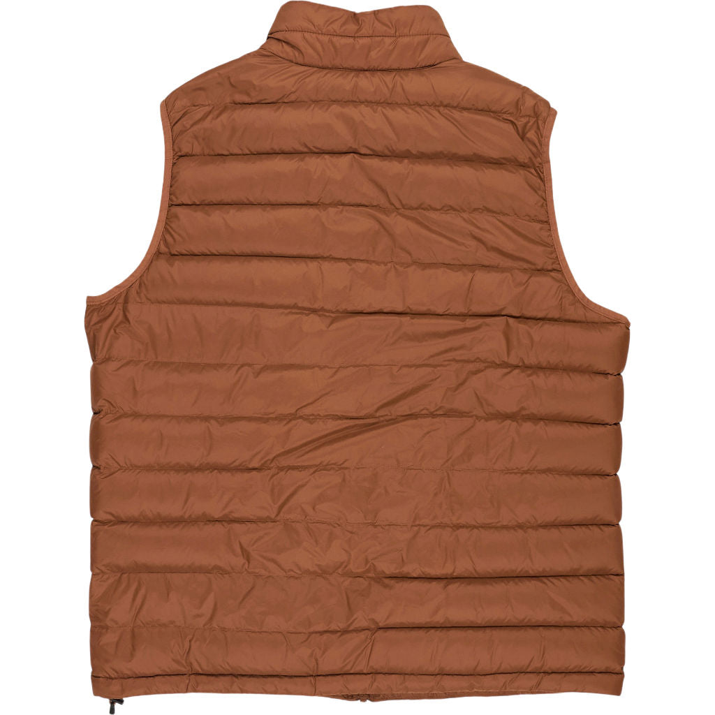 Lands' End Brown Quilted Gilet