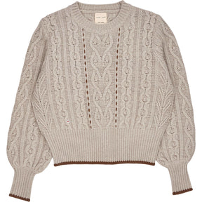 Seventy + Mochi Cream Cable Knit Jumper