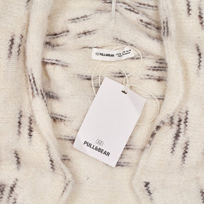 Pull&Bear Cream Patterned Cardigan