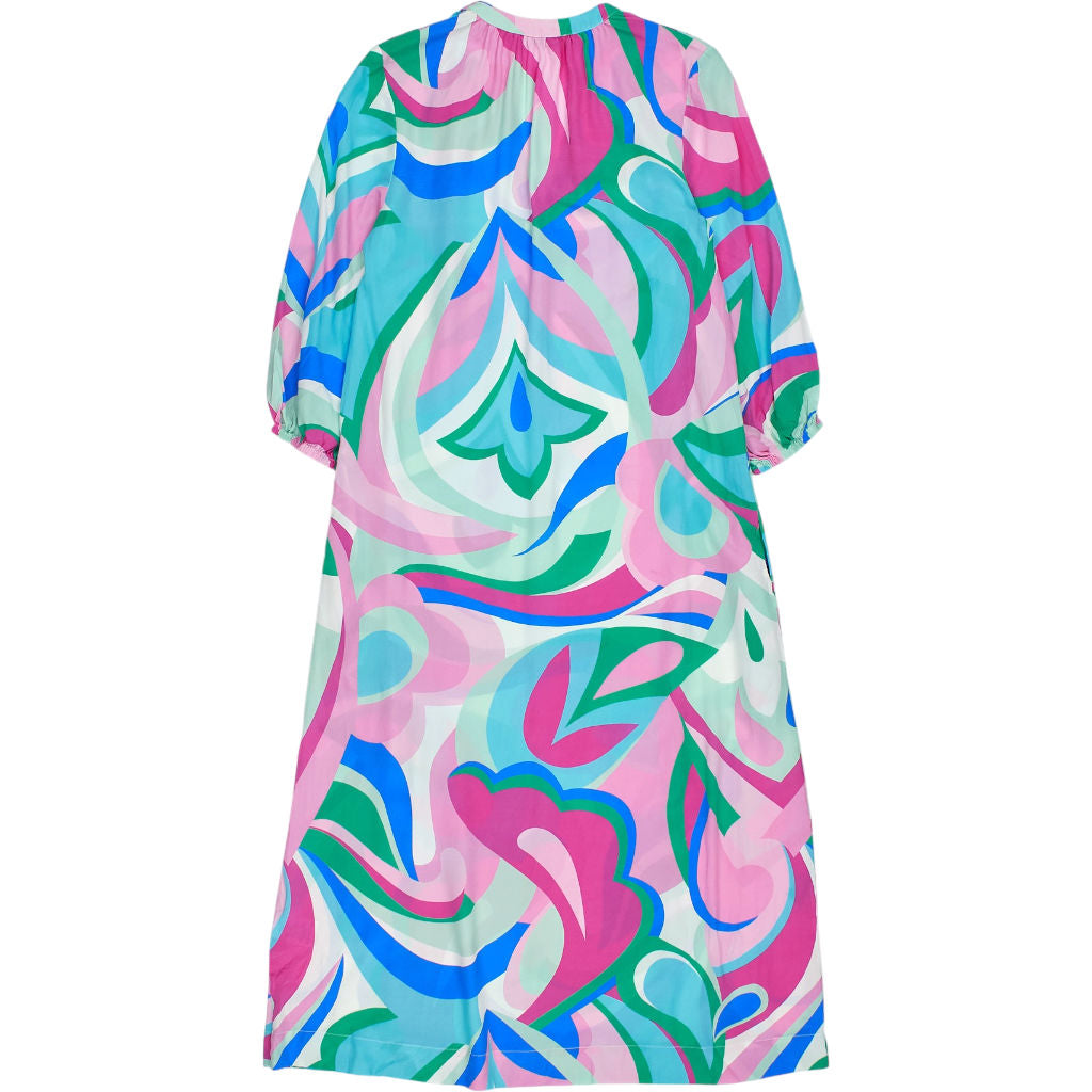 NRBY Multicolour Silk Midi Dress