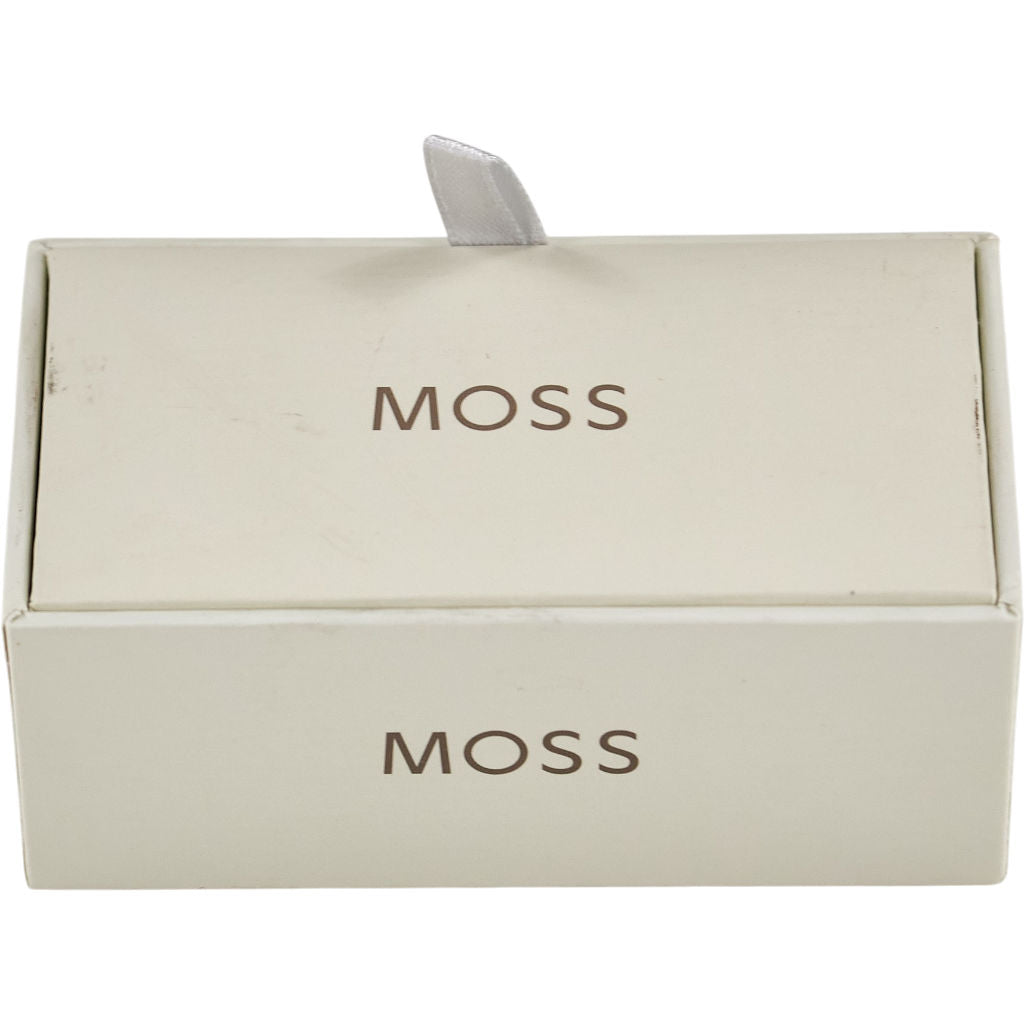 Moss Silver Tone Cufflinks