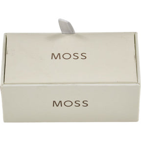 Moss Silver Tone Cufflinks