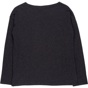 Hush Charcoal Marl Maya Cotton Jersey Pyjama Top