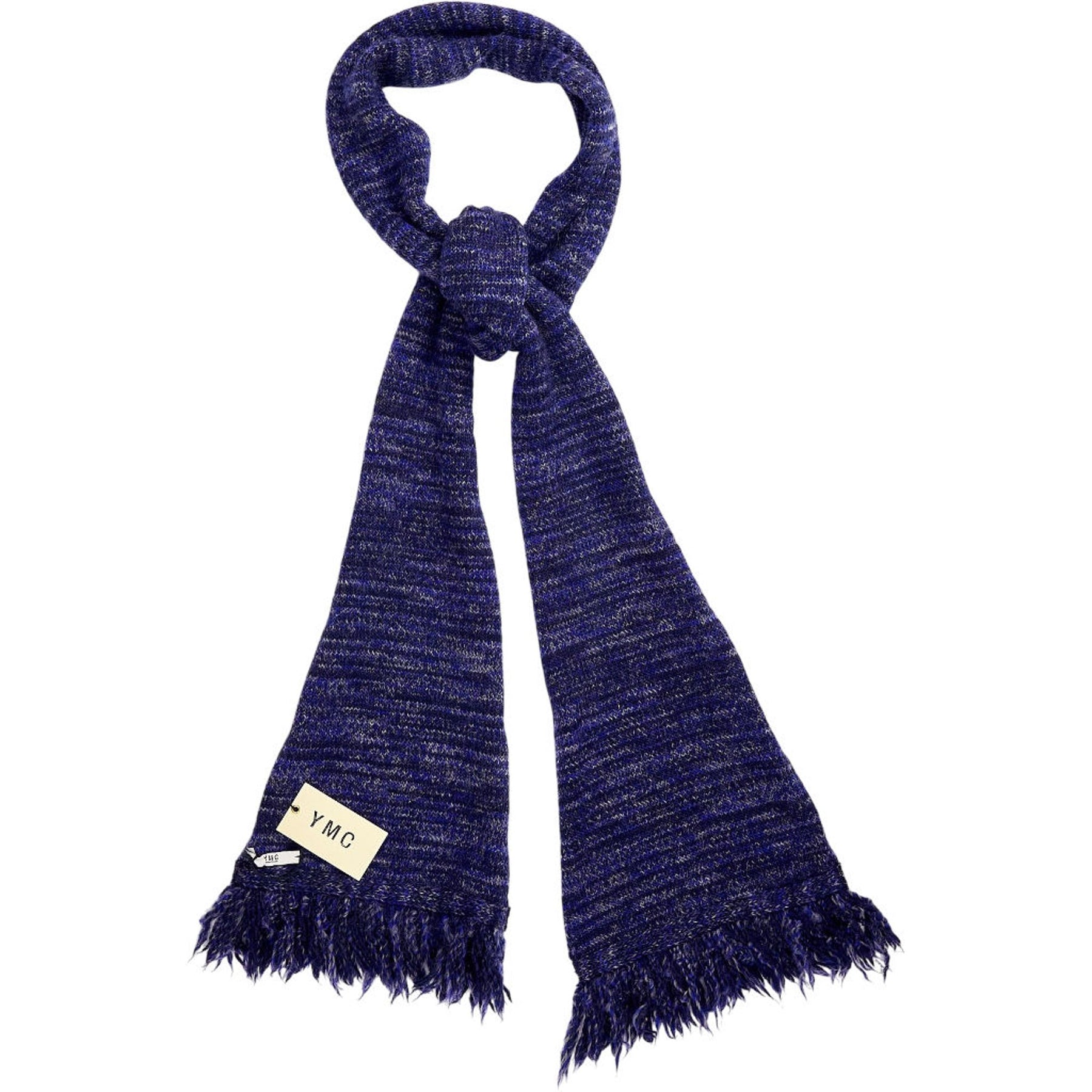 YMC Blue Knit Scarf