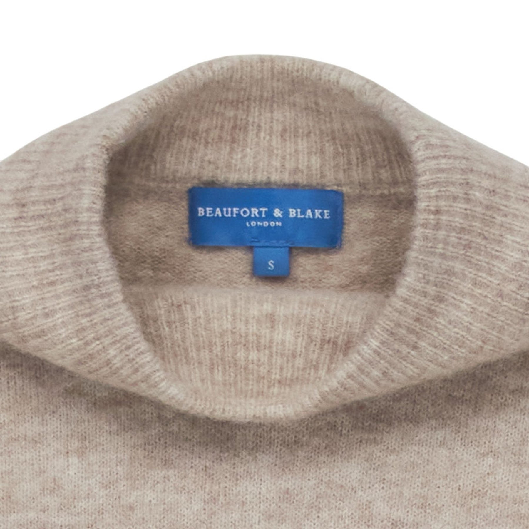 Beaufort & Blake Beige Stripe Knit Jumper