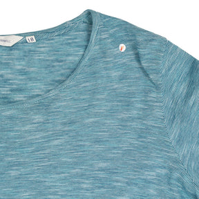 Seasalt Cornwall Teal Striped Top