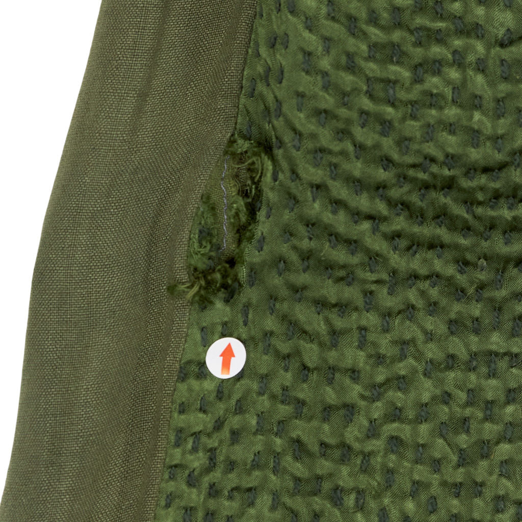 By Walid Green Patchwork Shorts