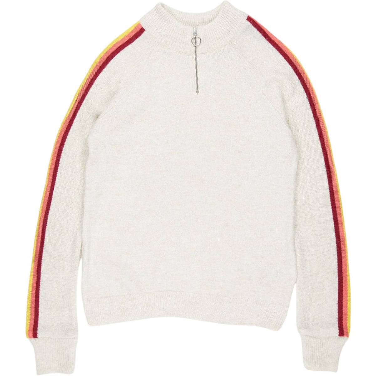 Next Cream 1/4 Zip Sweater Long Sleeve