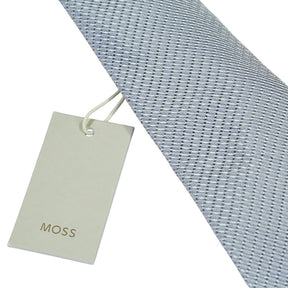 Moss Tessitura Bottinelli Blue Patterned Tie Bundle x 3