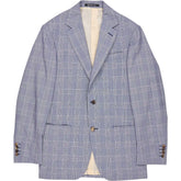 Richard James Blue Check Wool Blazer