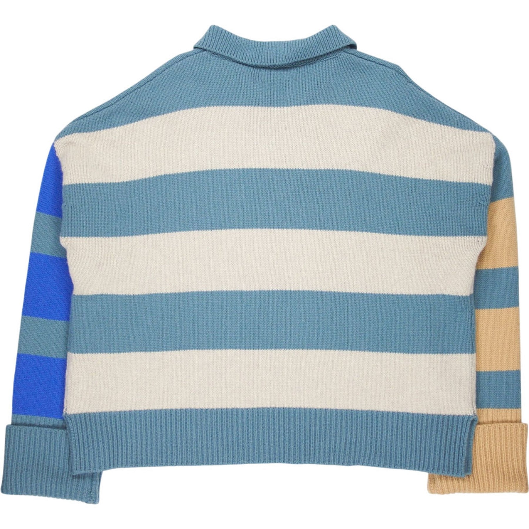 Beaufort & Blake Blue Striped Knit Jumper