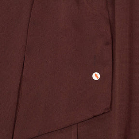Never Fully Dressed Brown Wrap Dress