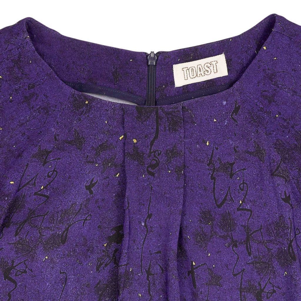 Toast Purple Viscose Blouse