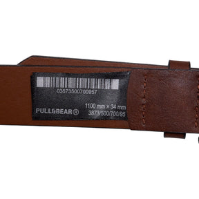 Pull & Bear Brown Polyurethane Belt