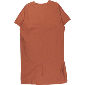 COS Rust V-Neck Knee-Length Dress