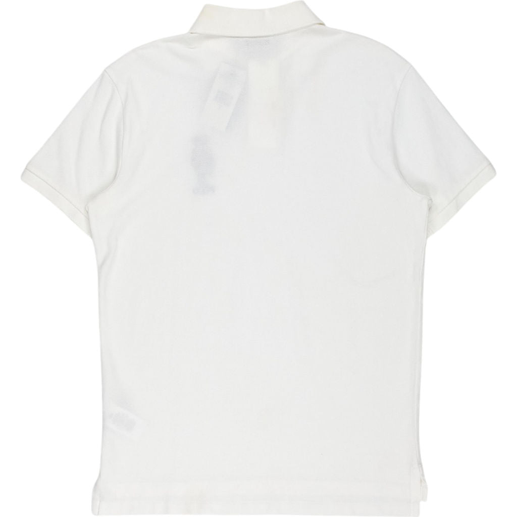 Polo Ralph Lauren White Custom Slim Fit Polo Shirt