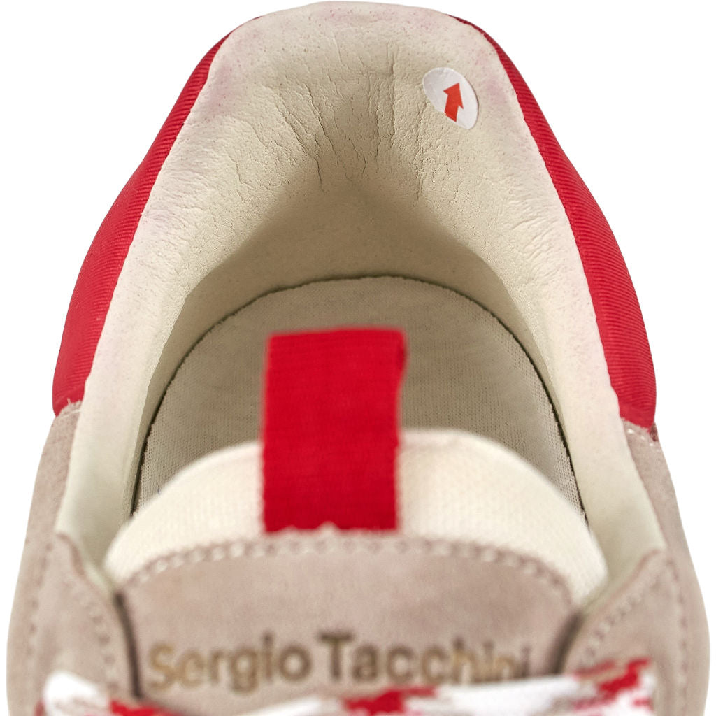 Sergio Tacchini Beige Red Trainers