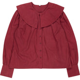 OMNES Red Helena Blouse Poplin