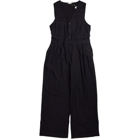 Hush Black Linen Blend Jumpsuit