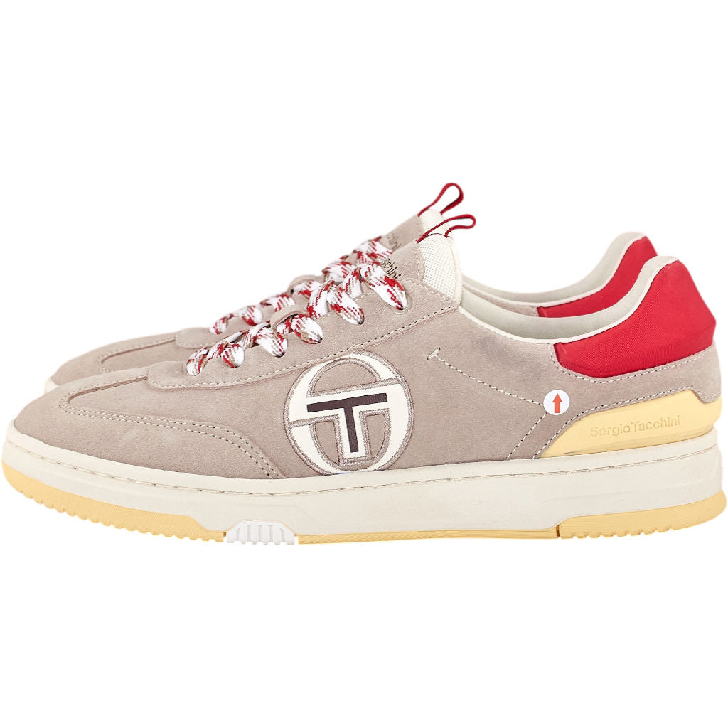 Sergio Tacchini Beige Red Trainers