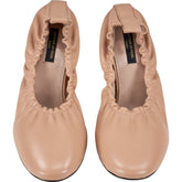 Mother of Pearl Beige Leather Shoes