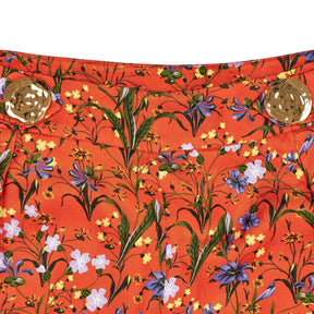 Mother of Pearl Orange Floral Trousers