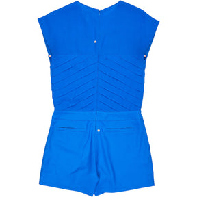 Ted Baker Blue Pleated Playsuit