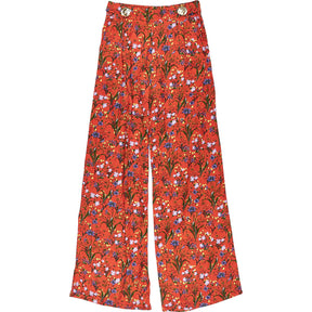Mother of Pearl Orange Floral Trousers