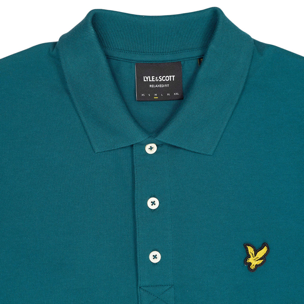 Lyle & Scott Teal Relaxed Fit Polo Shirt