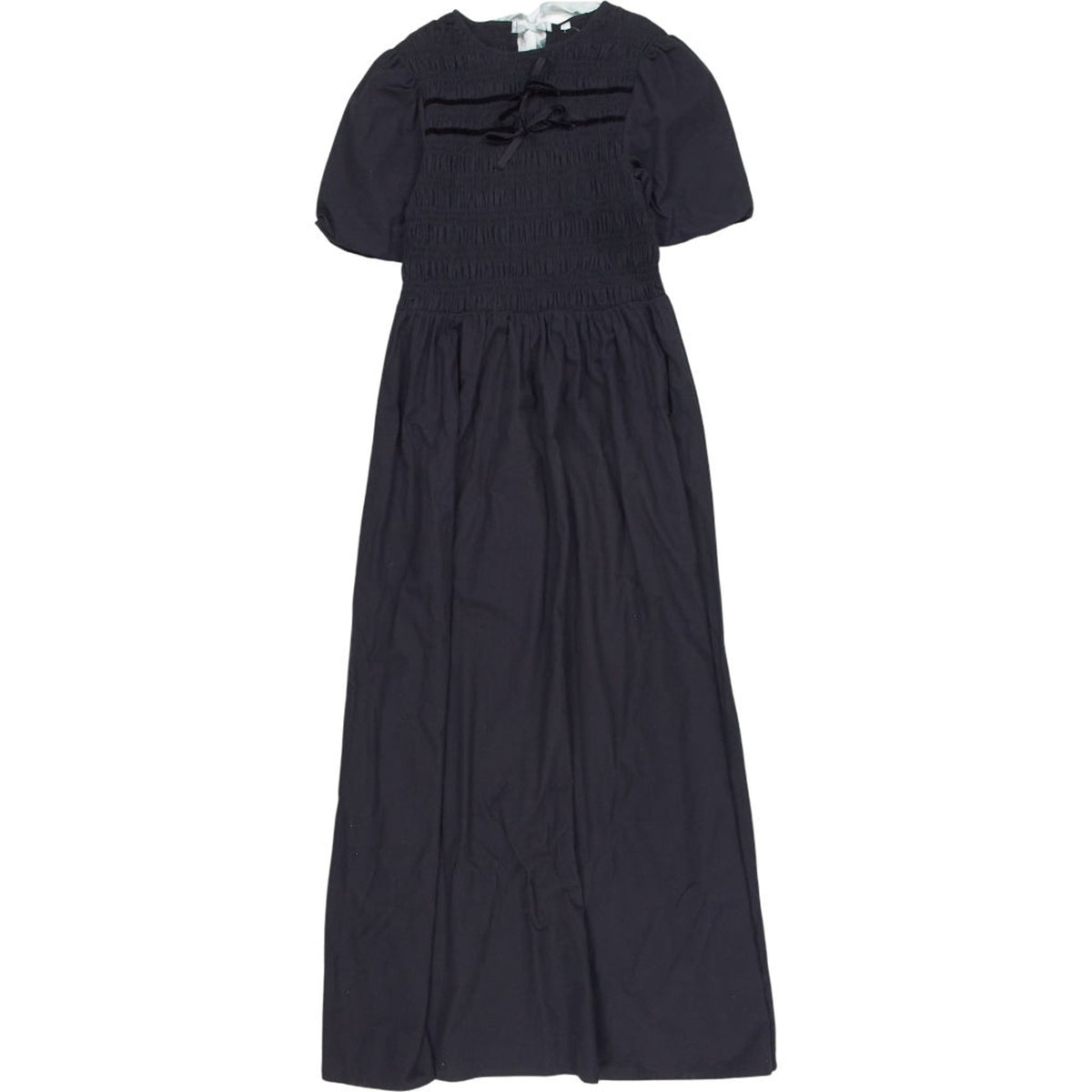 Omnes Black Poplin Maxi Dress