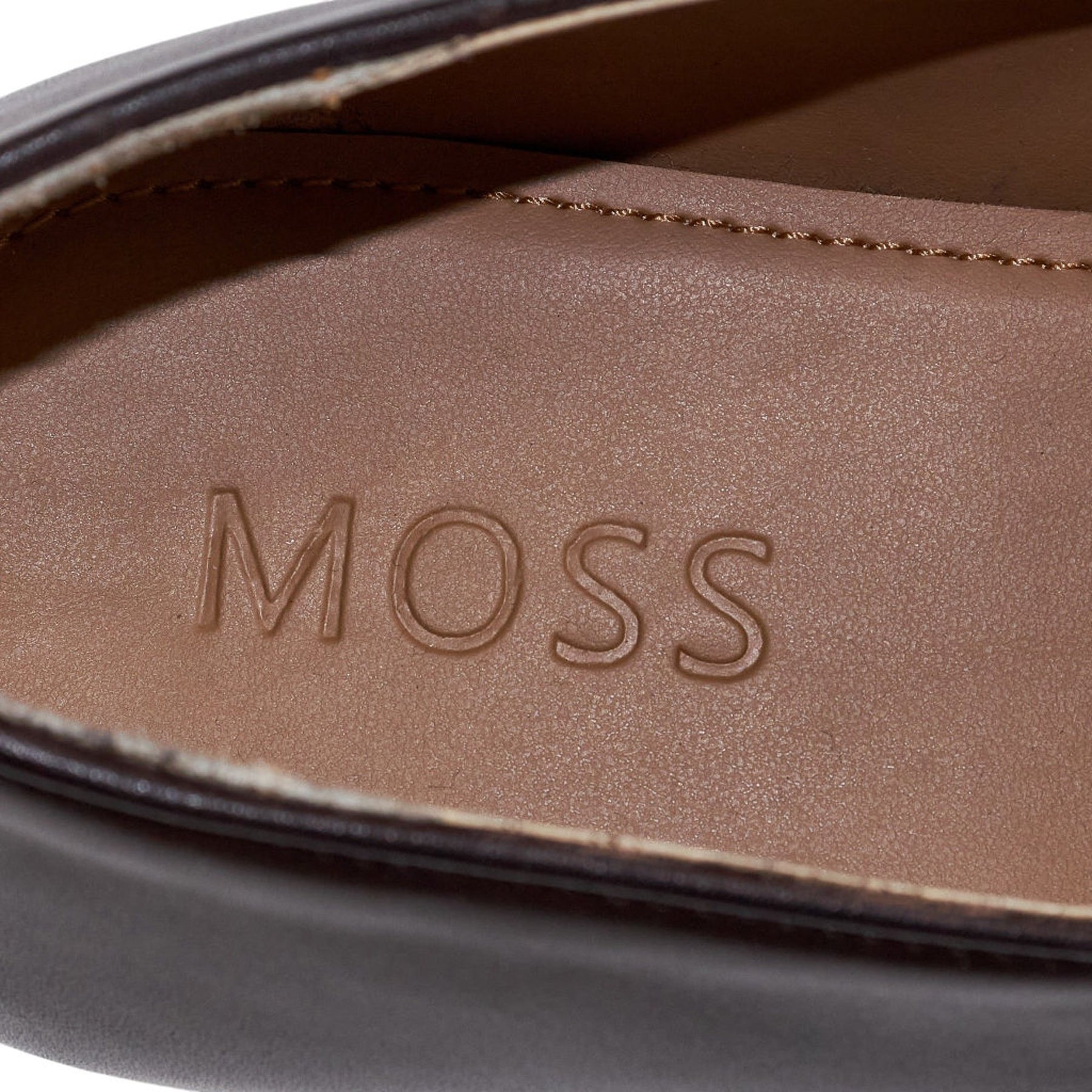 Moss Brown Modern Leather Loafers