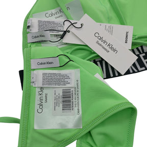 Calvin Klein Neon Green Swimwear Bikini Set