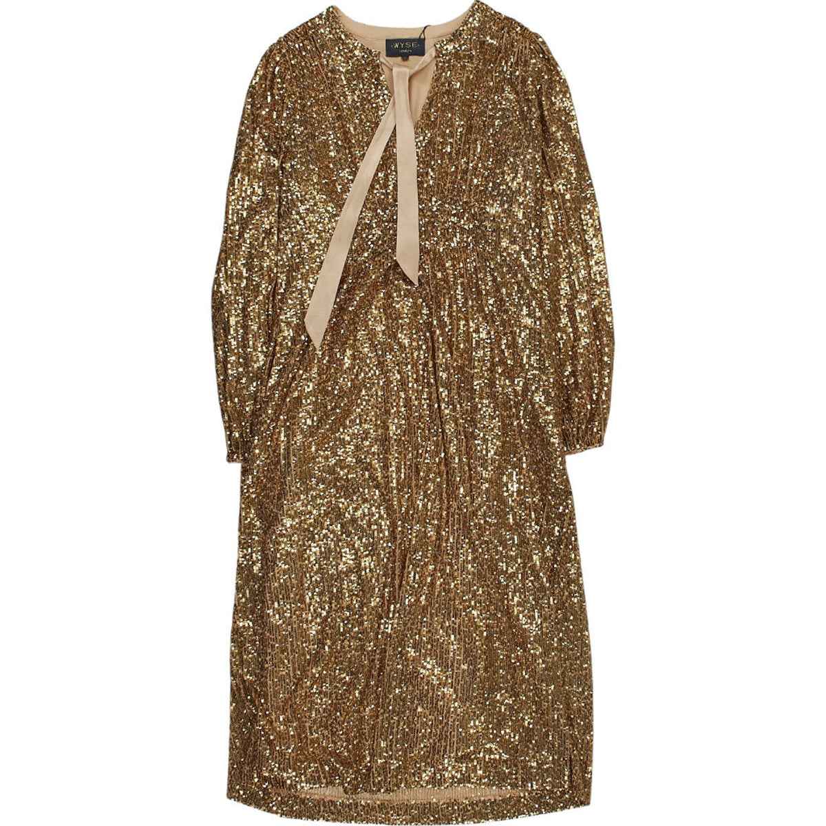 Wyse Gold Sequin Dress