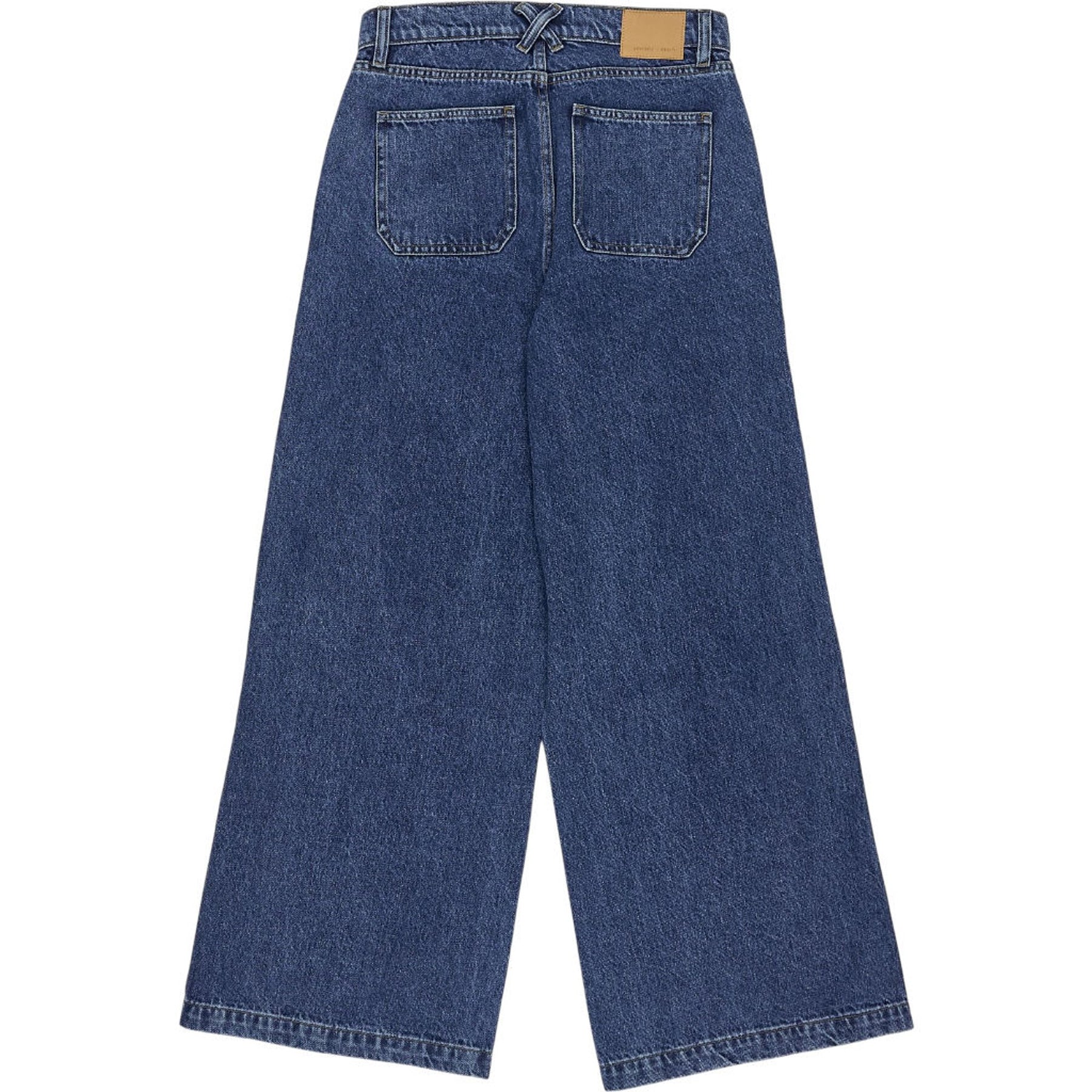 seventy + mochi Mixed Blue Wide-Leg Jeans