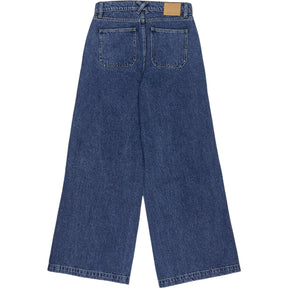 seventy + mochi Mixed Blue Wide-Leg Jeans